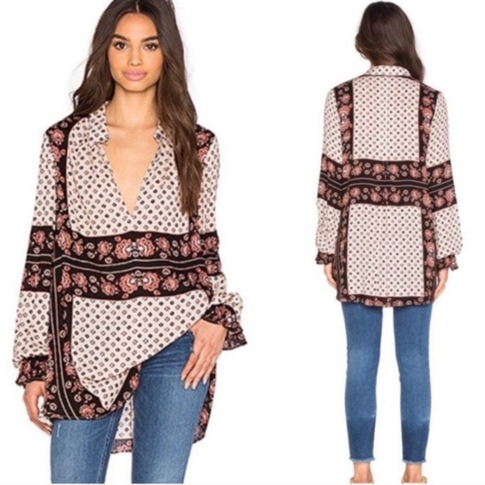 Free People Changing Times Tunic Top